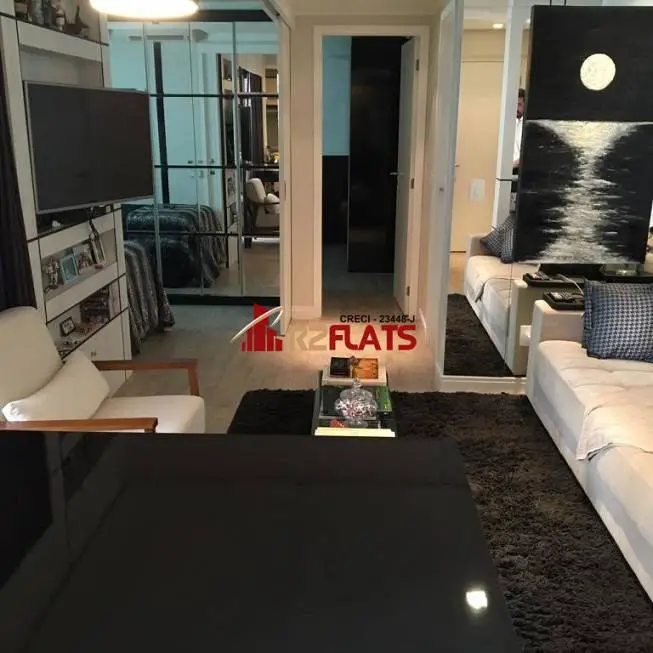 Foto 1 de Flat com 2 Quartos à venda, 60m² em Brooklin, São Paulo