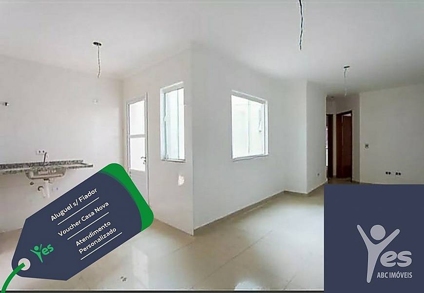 Foto 1 de Apartamento com 2 Quartos para alugar, 50m² em Vila Camilopolis, Santo André