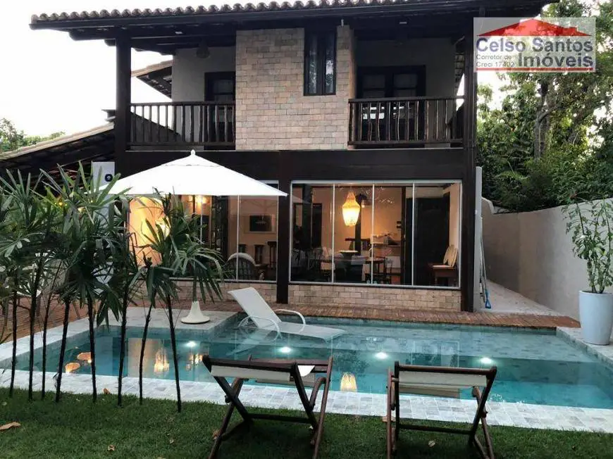 Foto 1 de Casa de Condomínio com 5 Quartos para alugar, 320m² em Praia do Forte, Mata de São João