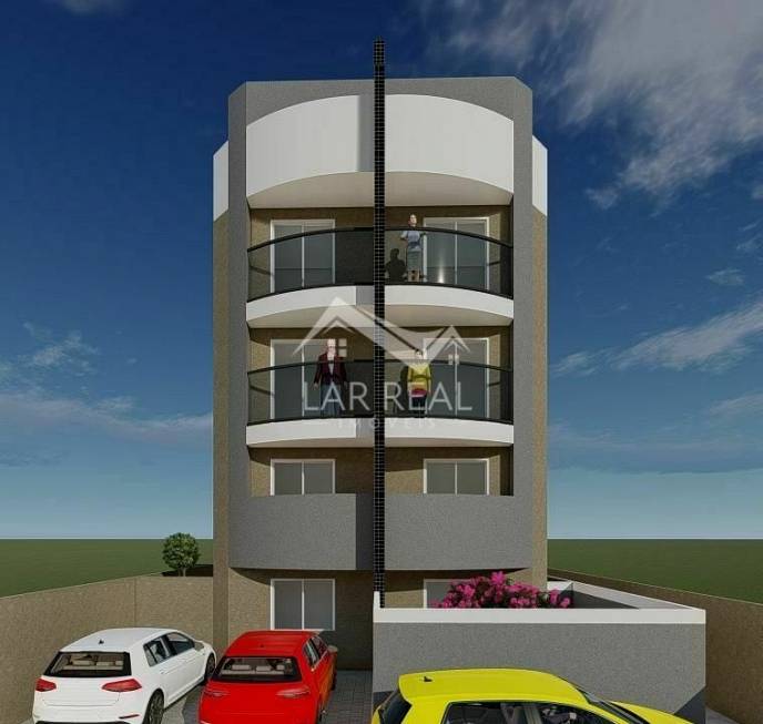 Foto 2 de Apartamento com 3 Quartos à venda, 72m² em Cruzeiro, São José dos Pinhais