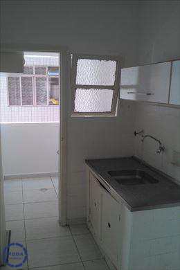 Foto 1 de Apartamento com 1 Quarto para alugar, 50m² em Gonzaga, Santos