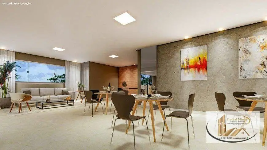 Foto 2 de Apartamento com 2 Quartos à venda, 56m² em Buritis, Belo Horizonte