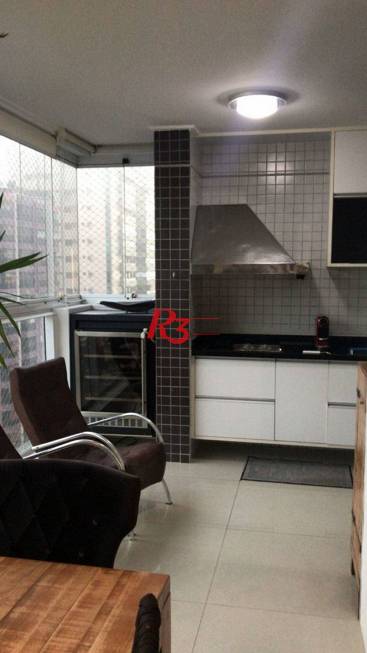 Foto 4 de Apartamento com 3 Quartos à venda, 160m² em Embaré, Santos