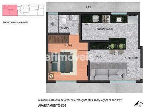 Foto 1 de Apartamento com 2 Quartos à venda, 56m² em Santa Efigênia, Belo Horizonte