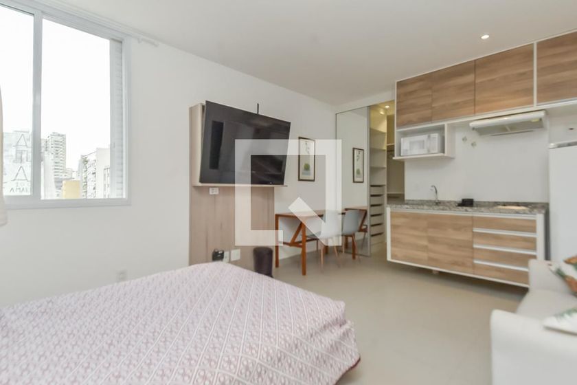 Foto 3 de Apartamento com 1 Quarto para alugar, 28m² em Santa Cecília, São Paulo