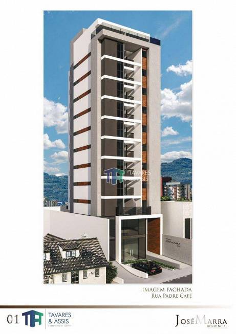 Foto 1 de Apartamento com 1 Quarto à venda, 40m² em São Mateus, Juiz de Fora