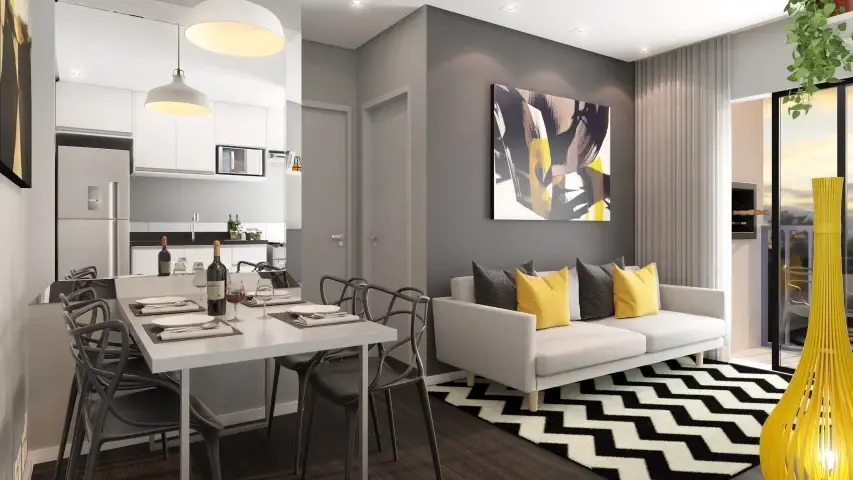 Foto 3 de Apartamento com 2 Quartos à venda, 40m² em Lamenha Grande, Almirante Tamandaré