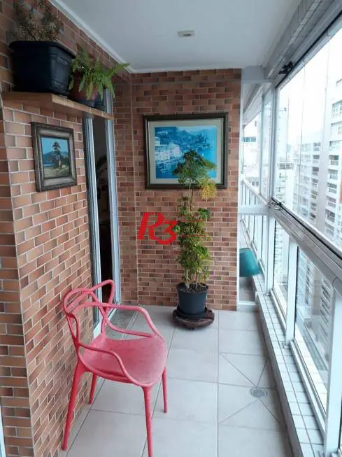 Foto 2 de Apartamento com 2 Quartos à venda, 94m² em Gonzaga, Santos