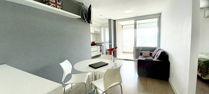 Foto 1 de Apartamento com 1 Quarto para venda ou aluguel, 45m² em Brooklin, São Paulo