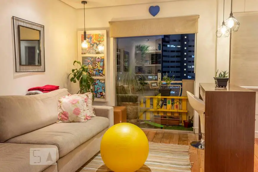Foto 1 de Apartamento com 1 Quarto para alugar, 60m² em Morumbi, São Paulo