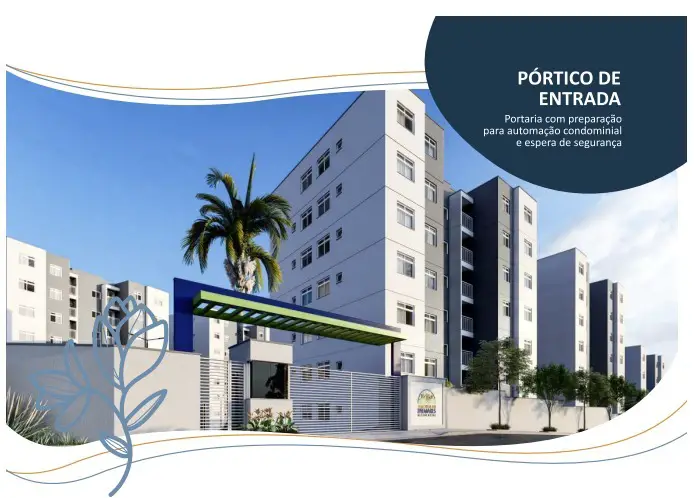 Foto 3 de Apartamento com 2 Quartos à venda, 48m² em Palmares, Belo Horizonte