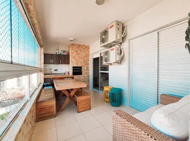 Foto 3 de Apartamento com 3 Quartos à venda, 117m² em Vila Guilhermina, Praia Grande