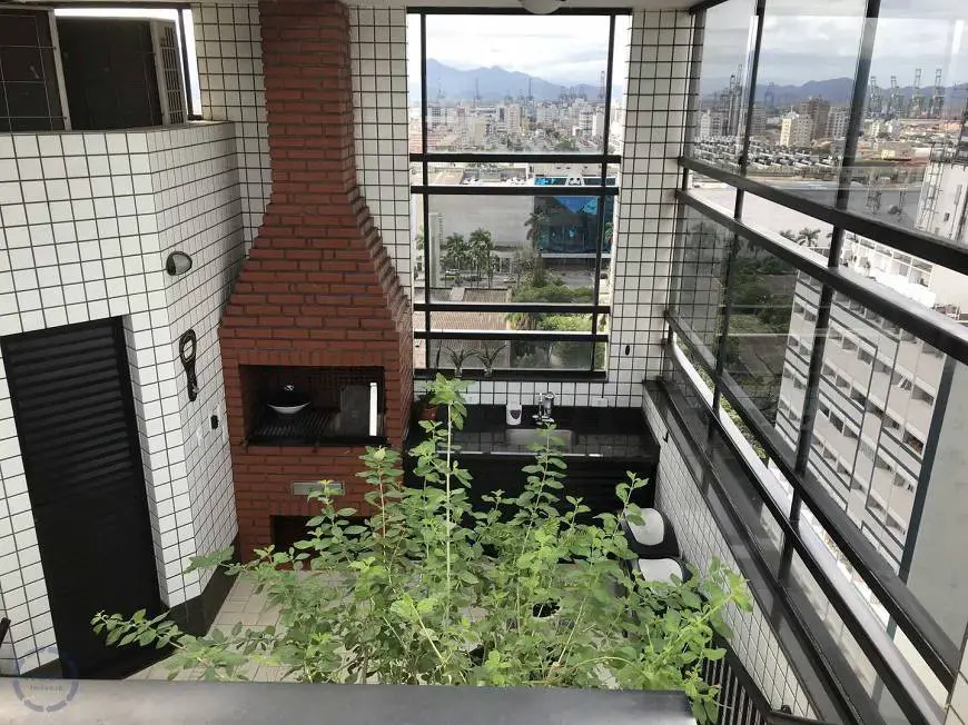 Foto 2 de Cobertura com 3 Quartos à venda, 290m² em Aparecida, Santos
