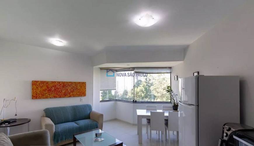 Foto 1 de Apartamento com 1 Quarto para alugar, 45m² em Paraíso do Morumbi, São Paulo