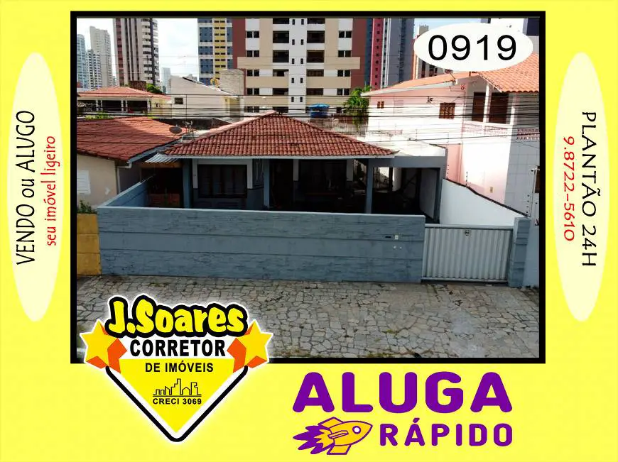 Foto 1 de Casa com 4 Quartos para alugar, 260m² em Manaíra, João Pessoa