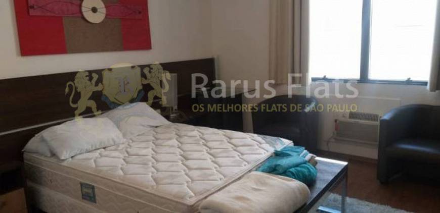 Foto 1 de Flat com 1 Quarto para alugar, 32m² em Campo Belo, São Paulo