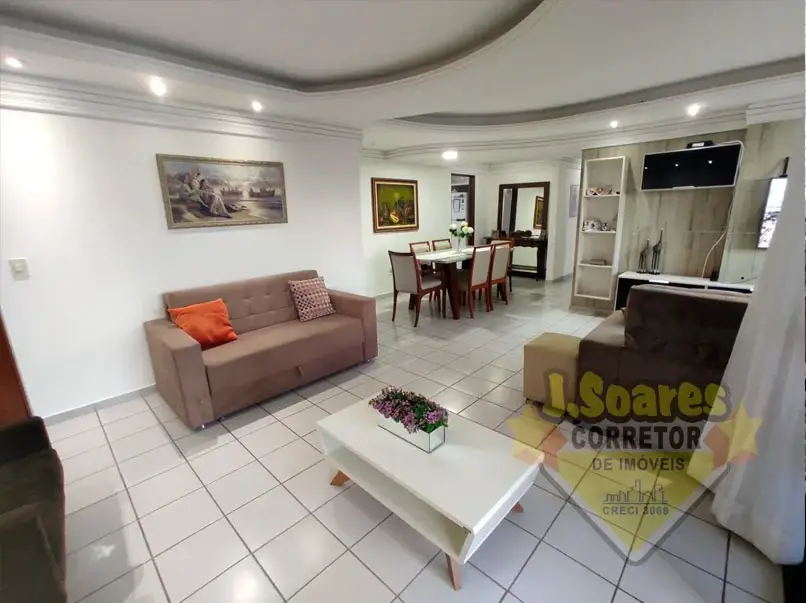 Foto 5 de Apartamento com 3 Quartos para alugar, 140m² em Miramar, João Pessoa