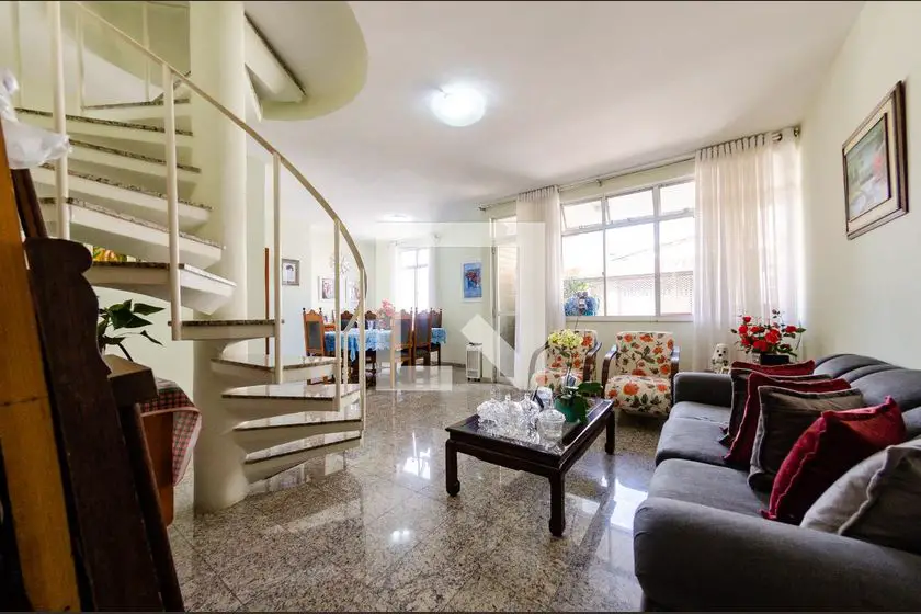 Foto 1 de Cobertura com 3 Quartos para alugar, 207m² em Caiçara Adeláide, Belo Horizonte