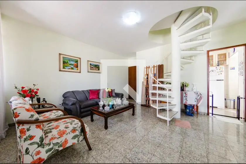 Foto 4 de Cobertura com 3 Quartos para alugar, 207m² em Caiçara Adeláide, Belo Horizonte