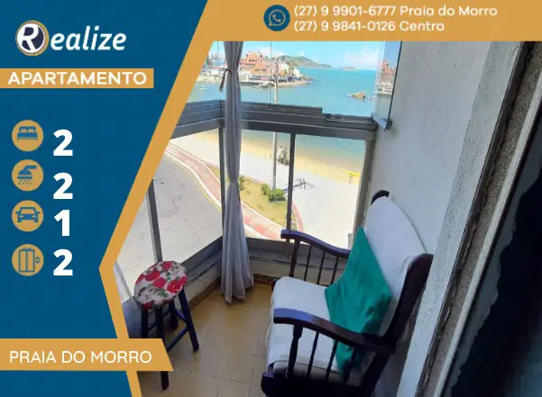 Foto 1 de Apartamento com 2 Quartos à venda, 80m² em Muquiçaba, Guarapari