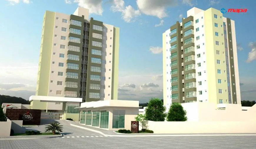 Foto 1 de Apartamento com 3 Quartos à venda, 93m² em Estados, Timbó