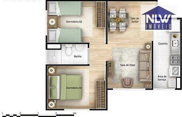Foto 1 de Apartamento com 2 Quartos à venda, 38m² em Jardim Claudia, São Paulo