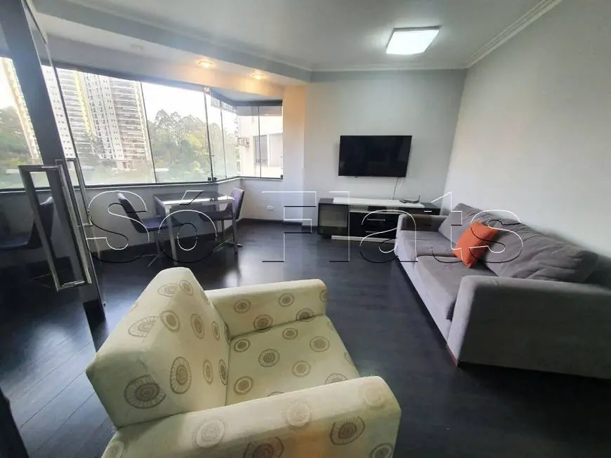Foto 2 de Flat com 1 Quarto para alugar, 34m² em Morumbi, São Paulo