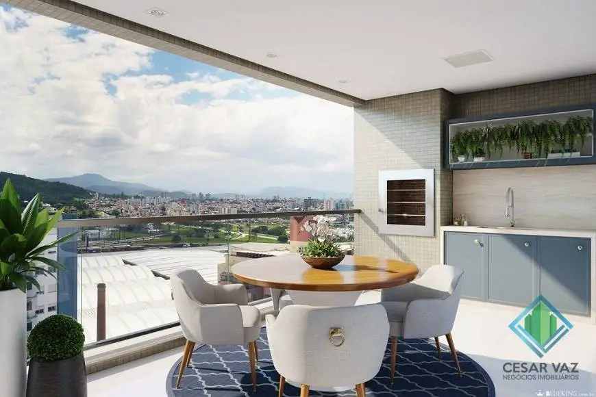 Foto 5 de Apartamento com 3 Quartos à venda, 129m² em Kobrasol, São José