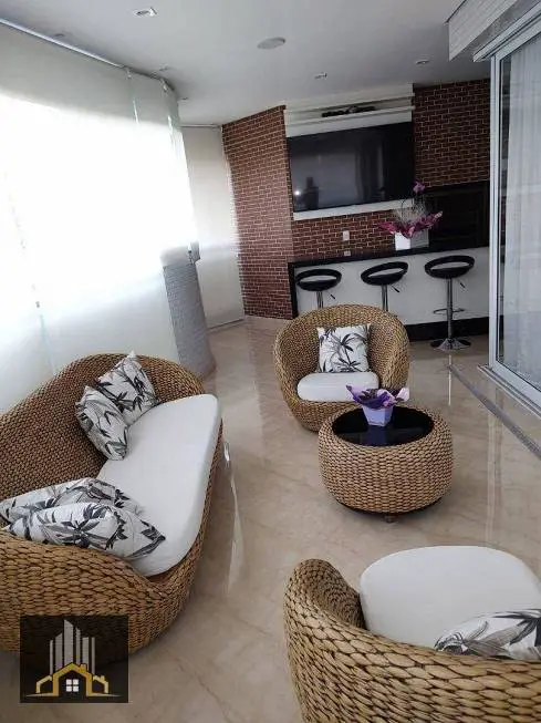 Foto 3 de Apartamento com 4 Quartos à venda, 200m² em Jardim Anália Franco, São Paulo