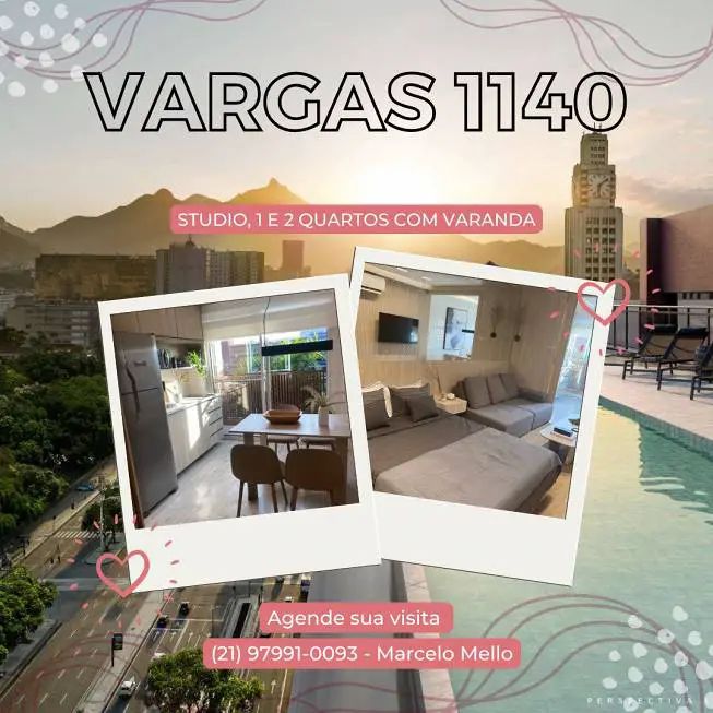 Foto 2 de Apartamento com 1 Quarto à venda, 35m² em Centro, Rio de Janeiro