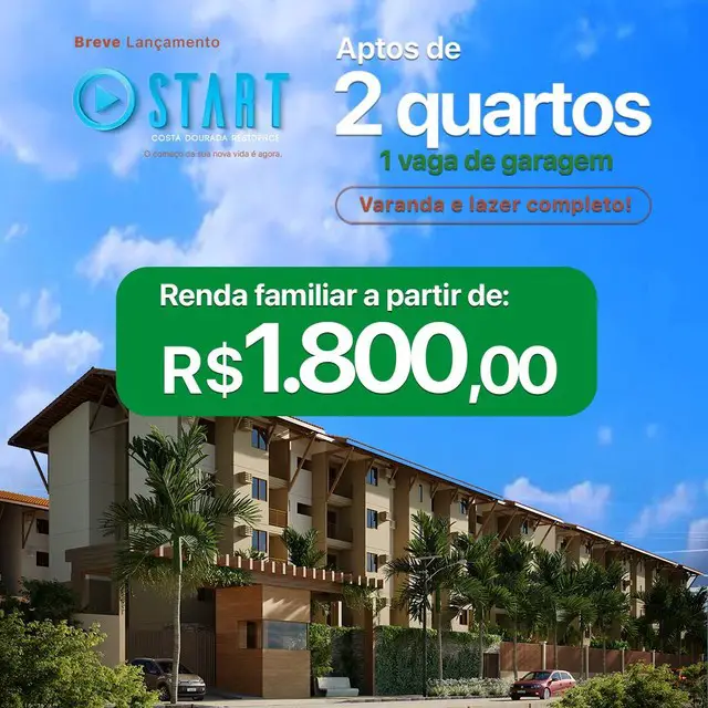 Foto 1 de Apartamento com 2 Quartos à venda, 47m² em Paiva, Cabo de Santo Agostinho