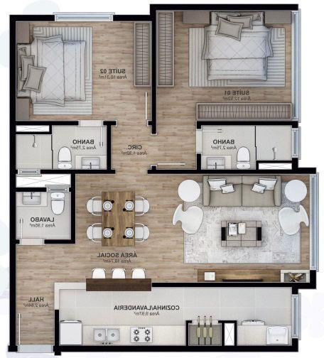Foto 5 de Apartamento com 2 Quartos à venda, 75m² em Centro, Gramado