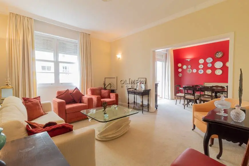 Foto 1 de Apartamento com 3 Quartos para alugar, 165m² em Higienópolis, São Paulo