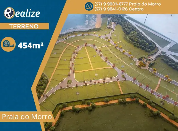 Foto 1 de Lote/Terreno à venda, 454m² em Praia do Morro, Guarapari