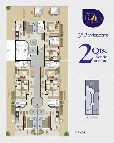 Foto 5 de Apartamento com 2 Quartos à venda, 117m² em Praia do Morro, Guarapari