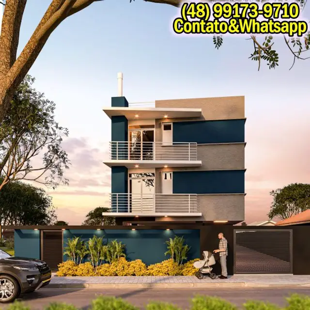 Foto 1 de Apartamento com 2 Quartos à venda, 50m² em Ribeirão da Ilha, Florianópolis