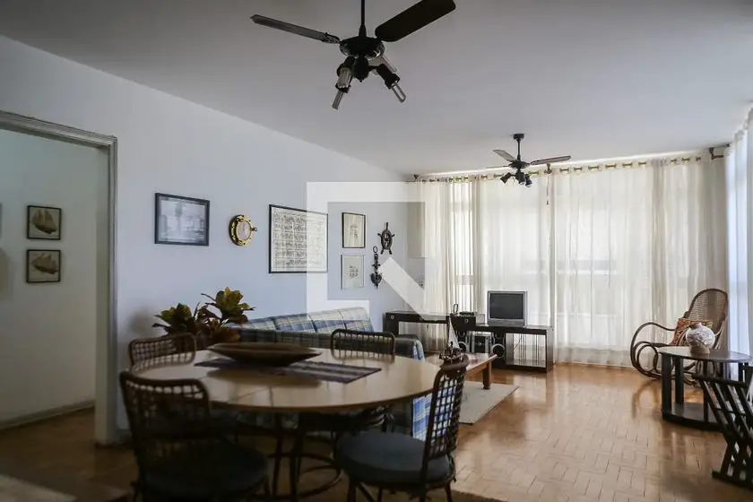 Foto 1 de Apartamento com 3 Quartos para alugar, 180m² em Gonzaga, Santos