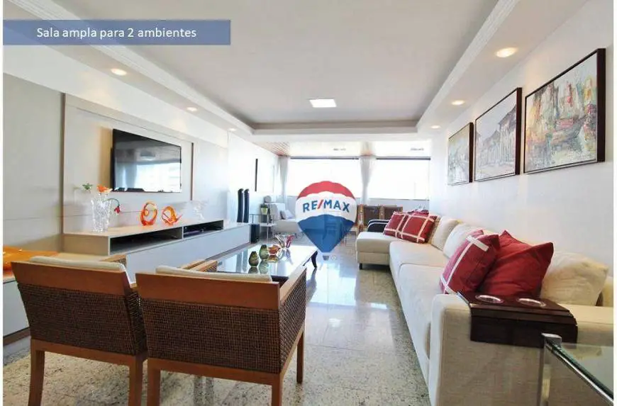 Foto 3 de Apartamento com 4 Quartos à venda, 202m² em Manaíra, João Pessoa