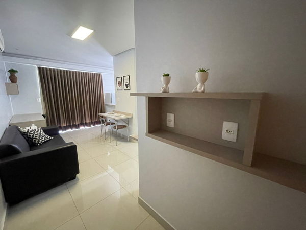 Foto 2 de Flat com 1 Quarto para alugar, 42m² em Setor Bueno, Goiânia