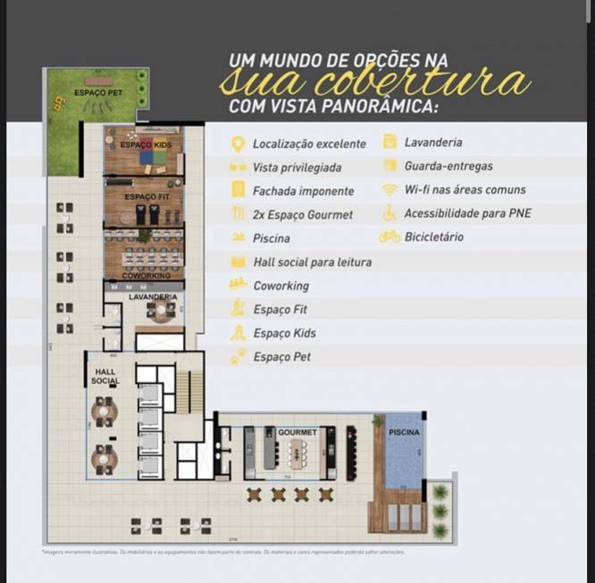 Foto 3 de Apartamento com 1 Quarto à venda, 35m² em Centro, Juiz de Fora