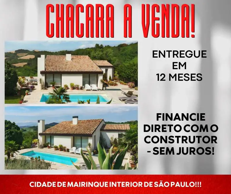 Foto 1 de Casa de Condomínio com 3 Quartos à venda, 1000m² em Dona Catarina, Mairinque