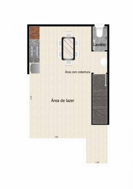 Foto 5 de Casa de Condomínio com 3 Quartos à venda, 113m² em Vila Curuçá, Santo André