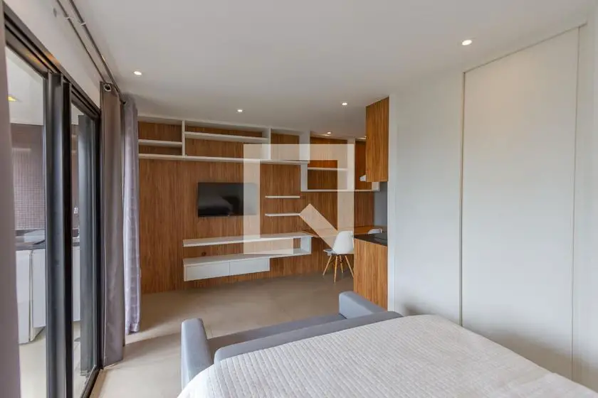 Foto 4 de Apartamento com 1 Quarto para alugar, 38m² em Brooklin, São Paulo