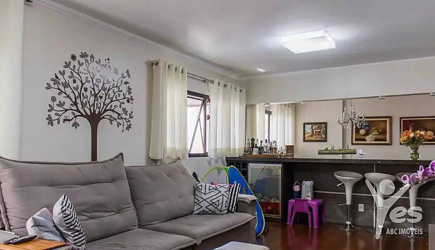 Foto 3 de Apartamento com 3 Quartos para alugar, 134m² em Centro, Santo André
