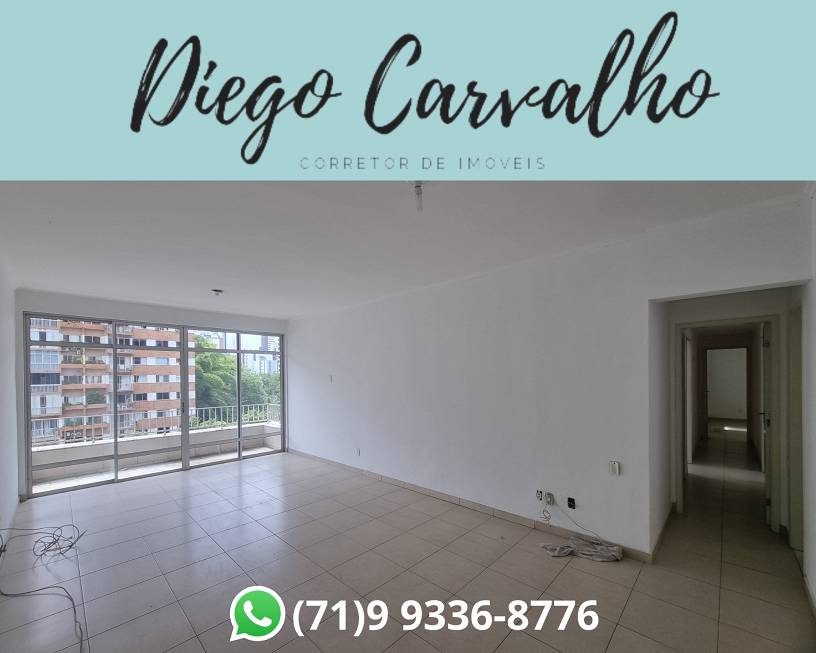 Foto 1 de Apartamento com 4 Quartos à venda, 132m² em Jardim Apipema, Salvador