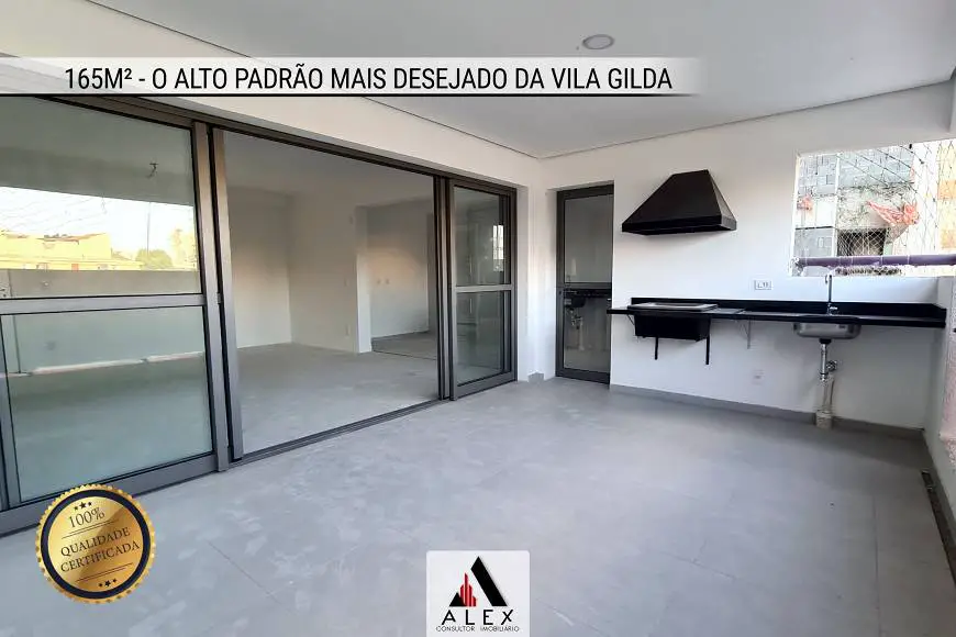 Foto 1 de Apartamento com 4 Quartos à venda, 165m² em Vila Gilda, Santo André