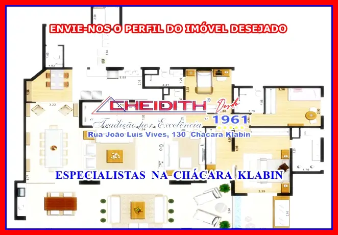 Foto 4 de Apartamento com 3 Quartos à venda, 249m² em Chácara Klabin, São Paulo