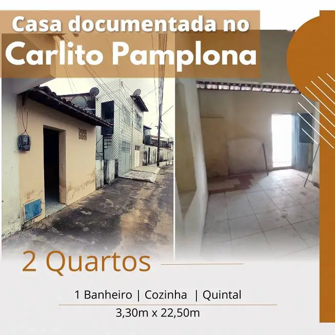Foto 1 de Casa com 2 Quartos à venda, 74m² em Carlito Pamplona, Fortaleza