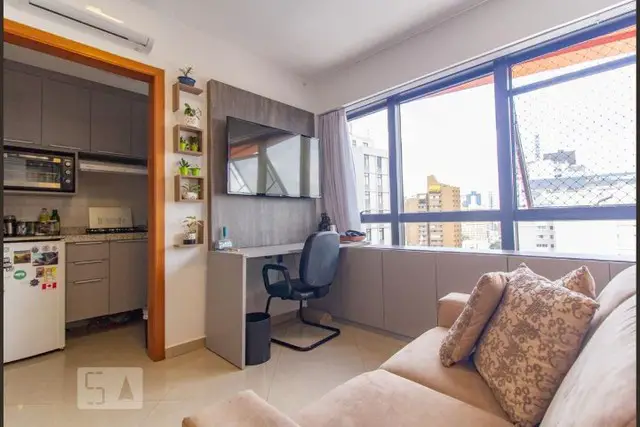 Foto 4 de Apartamento com 1 Quarto para alugar, 36m² em Centro, Curitiba
