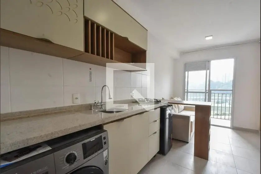 Foto 2 de Apartamento com 1 Quarto para alugar, 28m² em Chácara Santo Antônio, São Paulo
